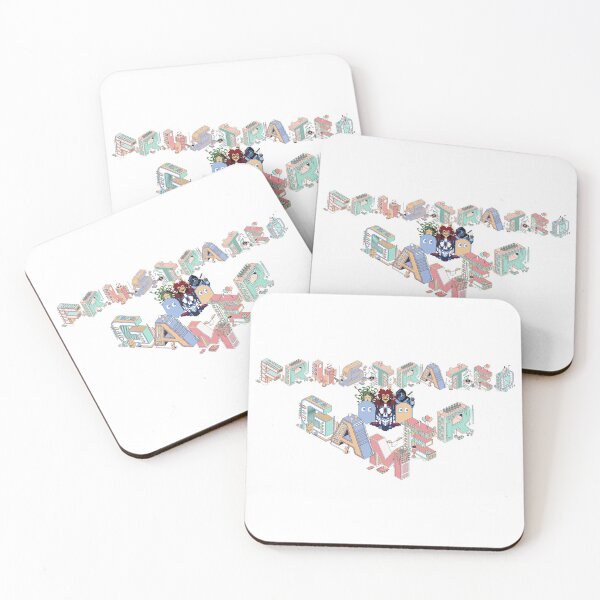 Item preview, Frustrated gamer, vidéo game characters  designed and sold by Yellowsprint.