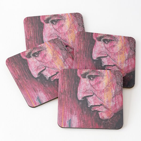 Item preview, Alan Rickman - Hand-Drawn Oil and Ink Portrait designed and sold by HRHildebrand.