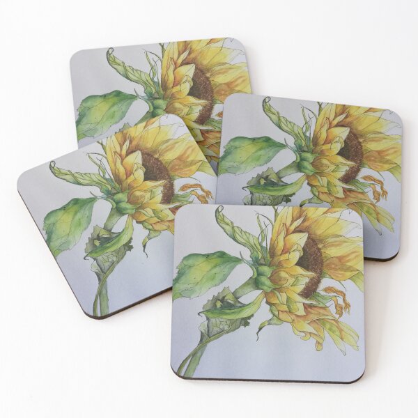 Item preview, Sunflower watercolor painting designed and sold by esvb.