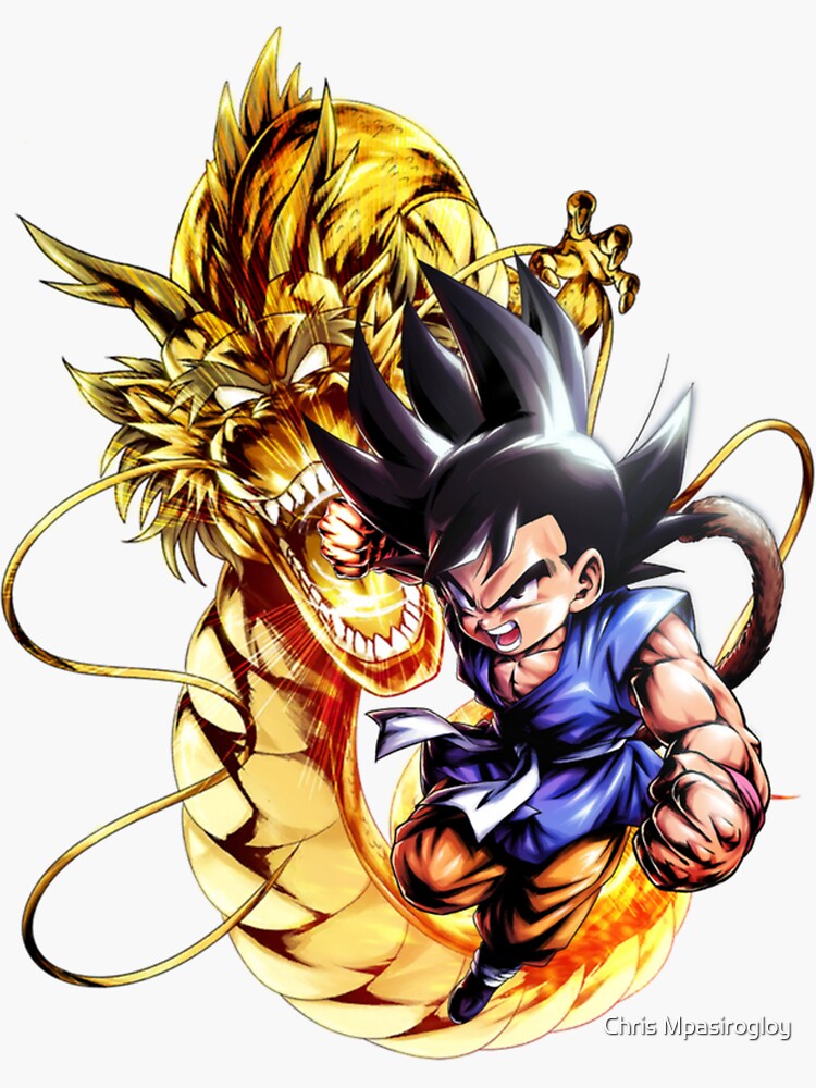 Goku Kaioken Sticker for Sale by fitainment