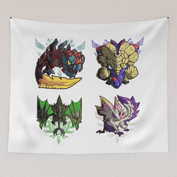 Item preview, The Fated Four | Monster Hunter  designed and sold by YhaniDoriasArts.