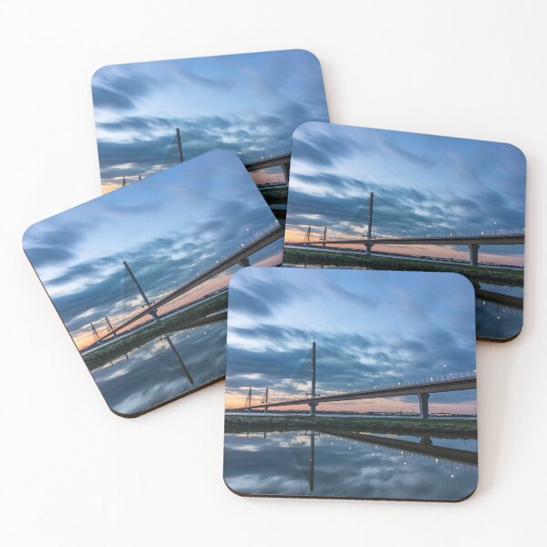 Item preview, Mersey Gateway Bridge long exposure designed and sold by Paul Madden.