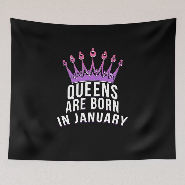 Item preview, Queens are born in January designed and sold by PGPshop.
