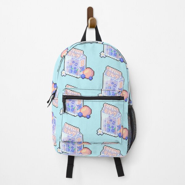 Item preview, Blueberry Citrus Milk Carton Pixel Art designed and sold by homotropic.