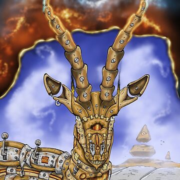 Artwork thumbnail, Space Time Gazelle by HilpArt