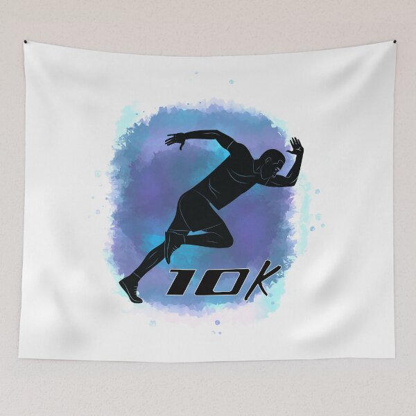 Item preview, Running Watercolor 10K Race designed and sold by TheInkElephant.