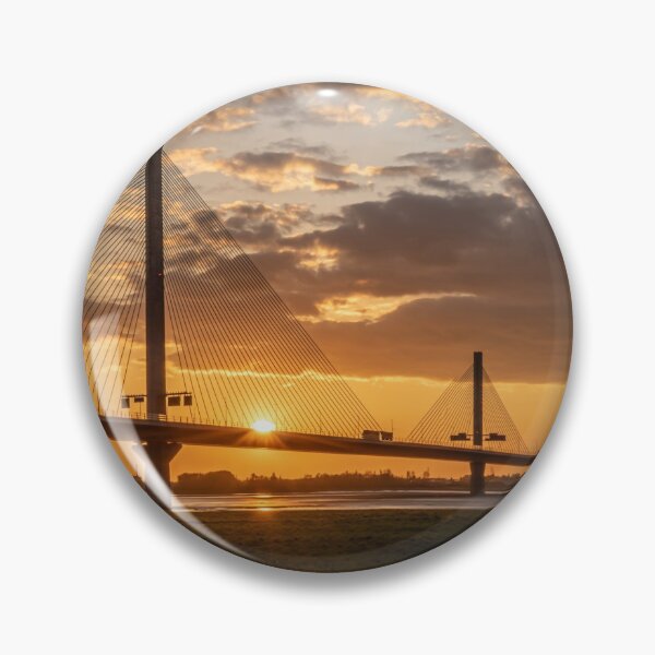 Item preview, Mersey Gateway and Runcorn Bridges at sunset designed and sold by Paul Madden.