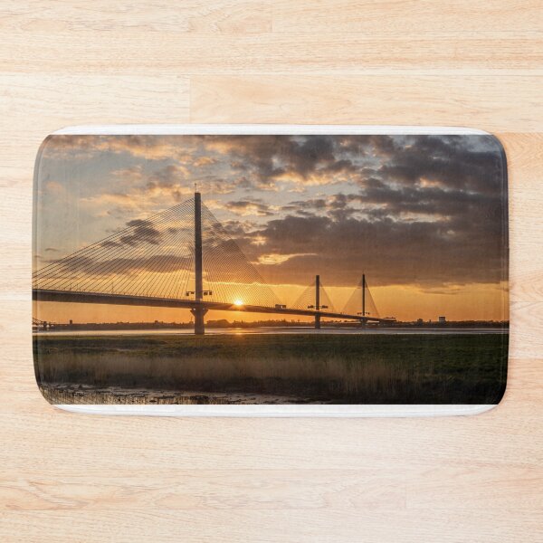 Item preview, Mersey Gateway and Runcorn Bridges at sunset designed and sold by Paul Madden.