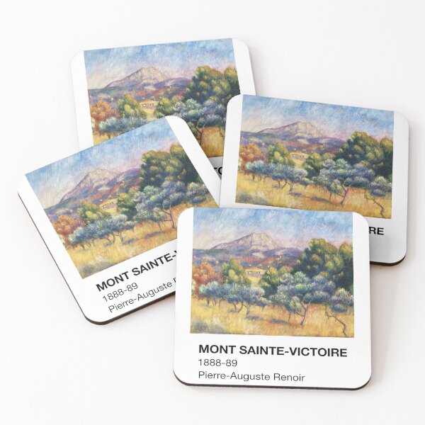 Item preview, Mont Sainte-Victoire Pierre-Auguste Renoir Pantone Card designed and sold by neopop.