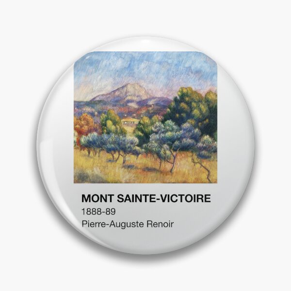 Item preview, Mont Sainte-Victoire Pierre-Auguste Renoir Pantone Card designed and sold by neopop.