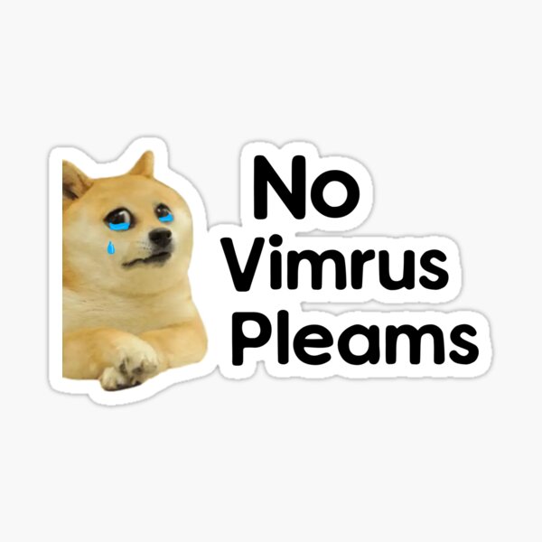 Crying Doge Stickers Redbubble - doge the roblox dog laphing