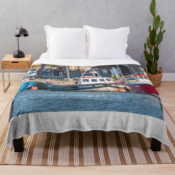 Item preview, Commercial fishing boats in the port of Wells-Next-The-Sea designed and sold by yackers1.