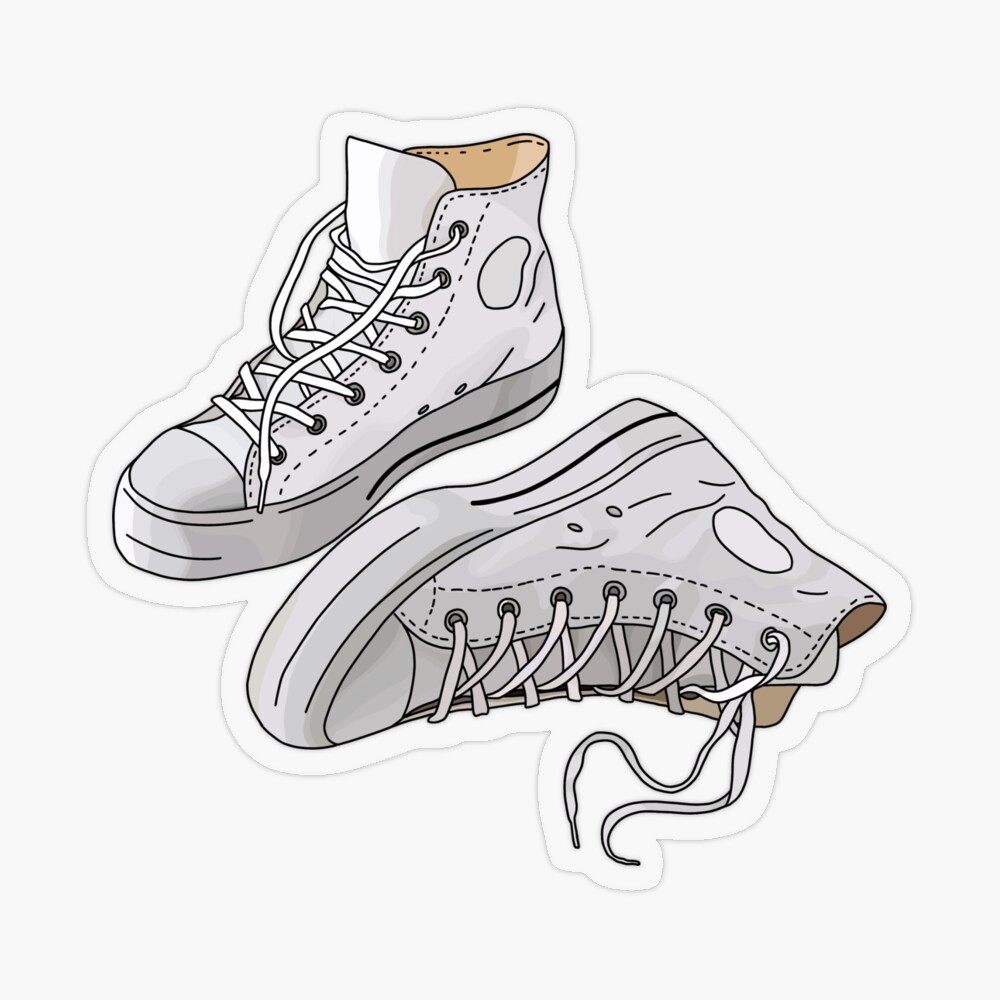 Converse Sneakers Art Print for Sale by MADdesignss