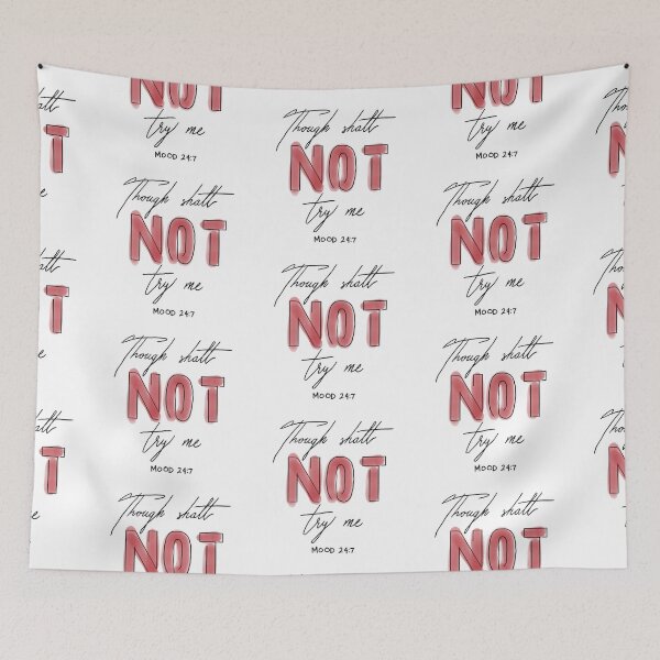 Item preview, ' Don’t try me! designed and sold by SassyPunk.