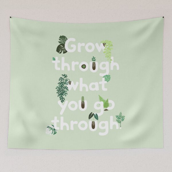 Item preview, grow through what you go through. designed and sold by tandemsy.