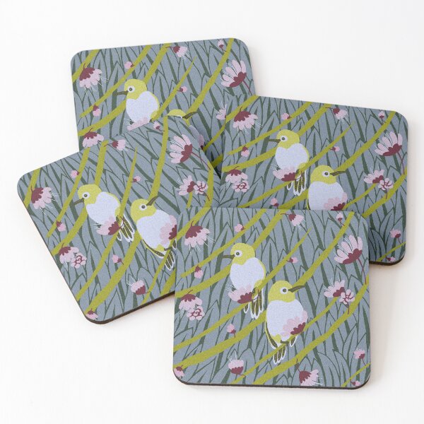 Item preview, birds of paradise in the spring apple blossom designed and sold by Magicbrush13.