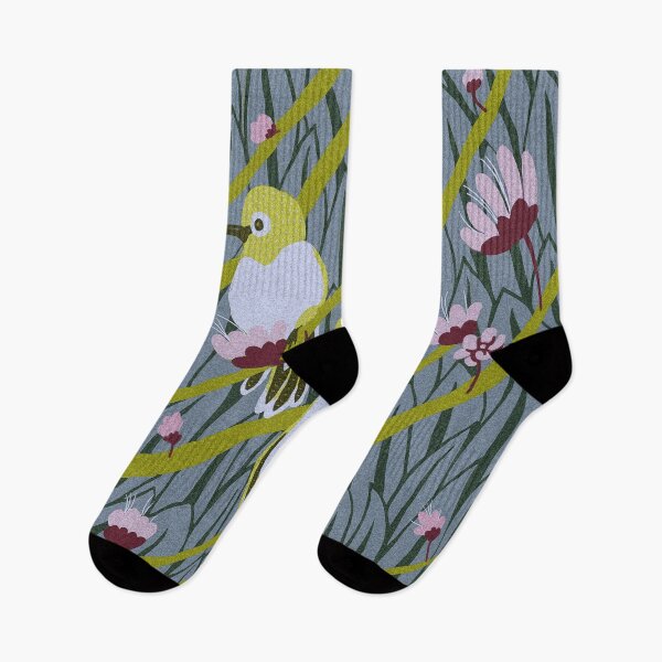 Item preview, birds of paradise in the spring apple blossom designed and sold by Magicbrush13.