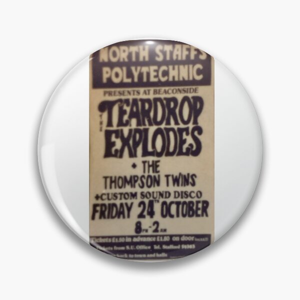 Item preview, North Staff Poly 1980 Teardrop explodes Thompson twins designed and sold by bigmds.