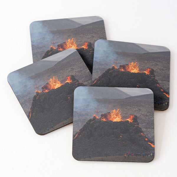 Item preview, Iceland Volcano Crater with people nearby designed and sold by Jon-Bear.