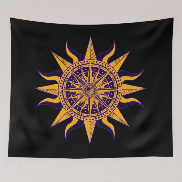 Item preview, Mystical Flaming Sun Deep Orange designed and sold by Trinket-Trickster.