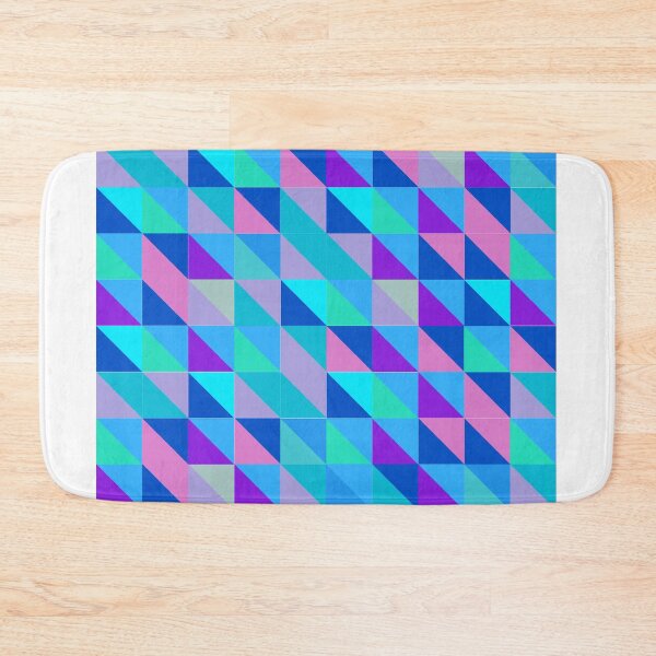 Item preview, Blue abstract mosaic designed and sold by JEROME MARQUANT.