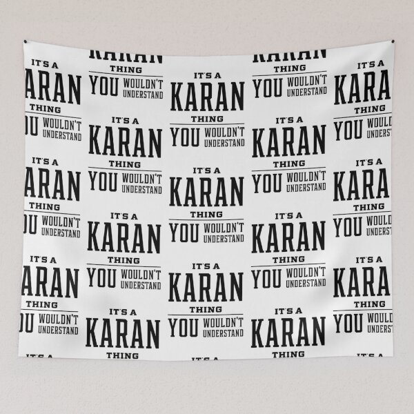 Item preview, It's a Karan Thing - Family Name Gift designed and sold by DiogoCalheiros.