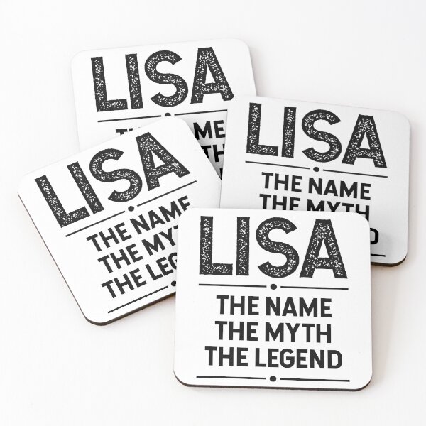 Item preview, Lisa The Name The Myth The Legend - Family Name Gift designed and sold by DiogoCalheiros.