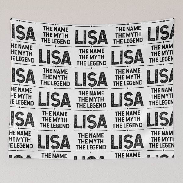 Item preview, Lisa The Name The Myth The Legend - Family Name Gift designed and sold by DiogoCalheiros.