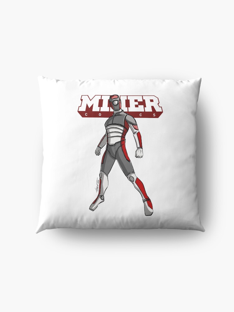 Alternate view of MINER COMICS Floor Pillow