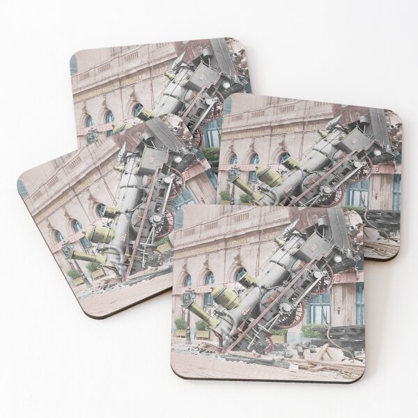 Item preview, Train Wreck At Montparnasse Station - 1895 - Colorized designed and sold by warishellstore.