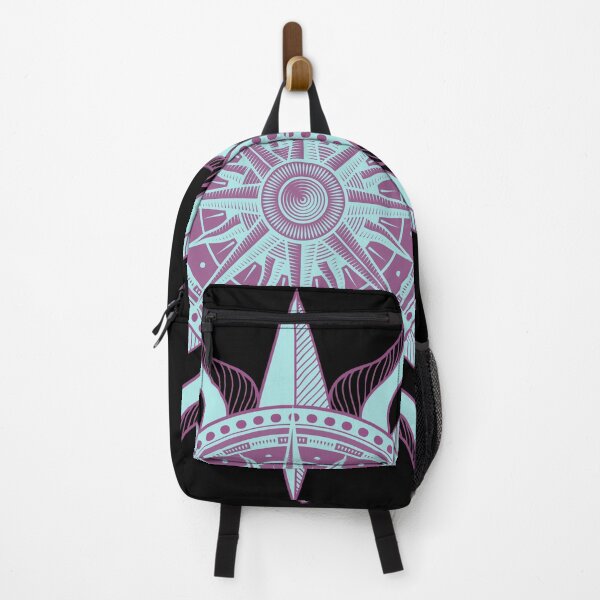 Item preview, Mystical Flaming Sun Pale Aqua and Purple designed and sold by Trinket-Trickster.