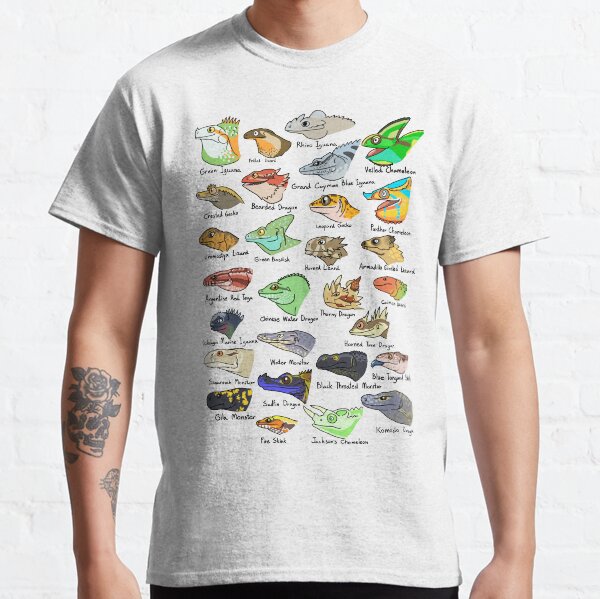 Reptile cartoons head Classic T-Shirt