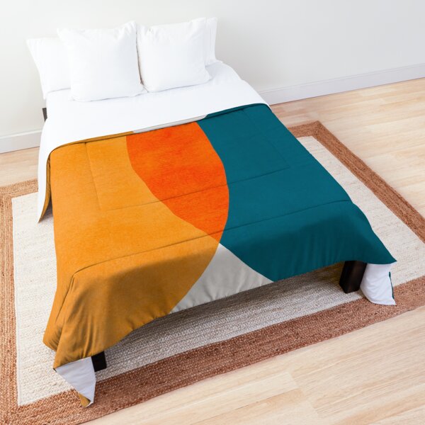 Mid Century Eclipse - Abstract Geometric Shapes Comforter
