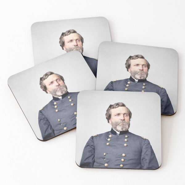 Item preview, General George Thomas Portrait - The Rock of Chickamauga - Colorized designed and sold by warishellstore.