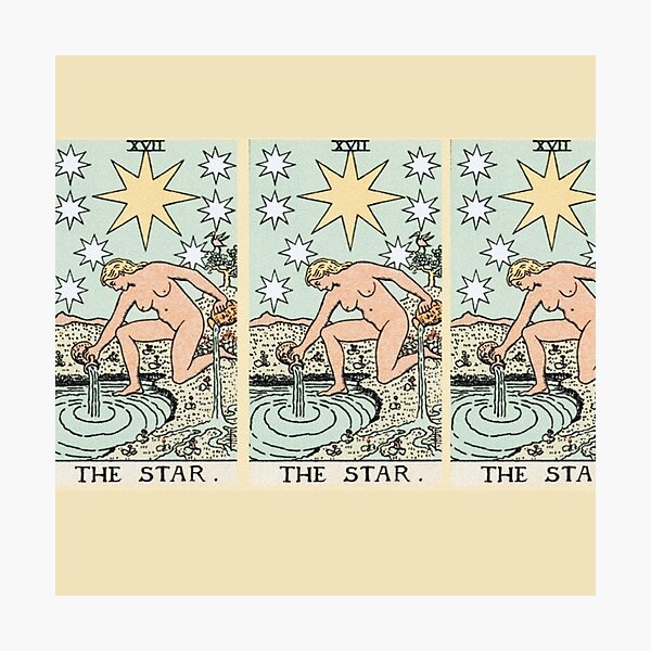 The Star Tarot Card Photographic Print For Sale By Aestheticmade Redbubble 1890