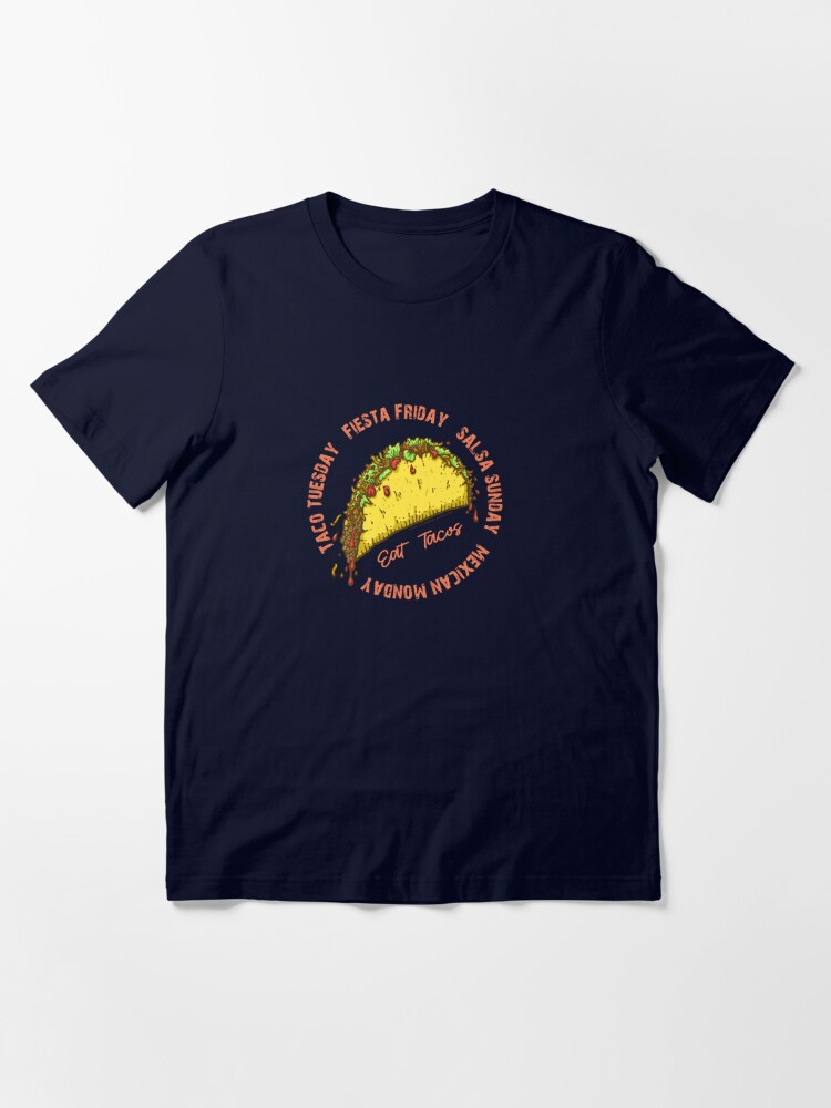 Thumbnail 2 of 7, Essential T-Shirt, Taco Days designed and sold by jitterfly.