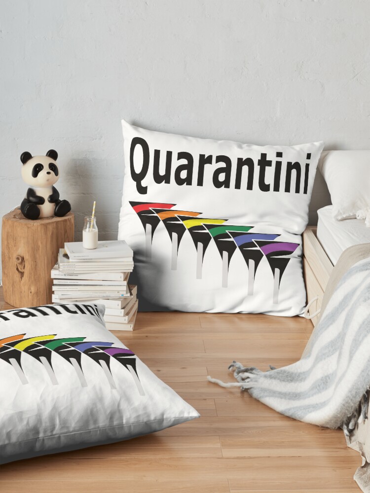 Alternate view of LGBT Quarantini Floor Pillow