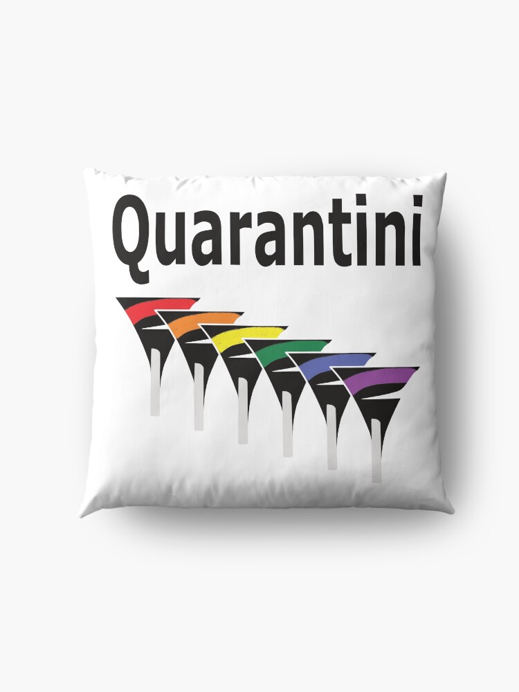 Alternate view of LGBT Quarantini Floor Pillow