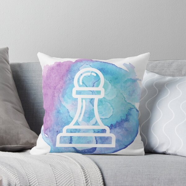 Item preview, Chess Girl Blue Water color designed and sold by RaquelDeneth.
