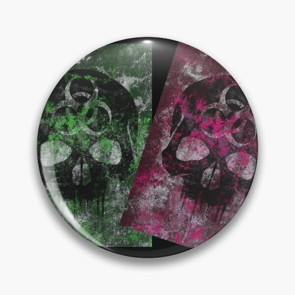 Item preview, Four Grunge Coloured Skulls designed and sold by iscaStudioArt.