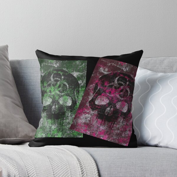 Item preview, Four Grunge Coloured Skulls designed and sold by iscaStudioArt.
