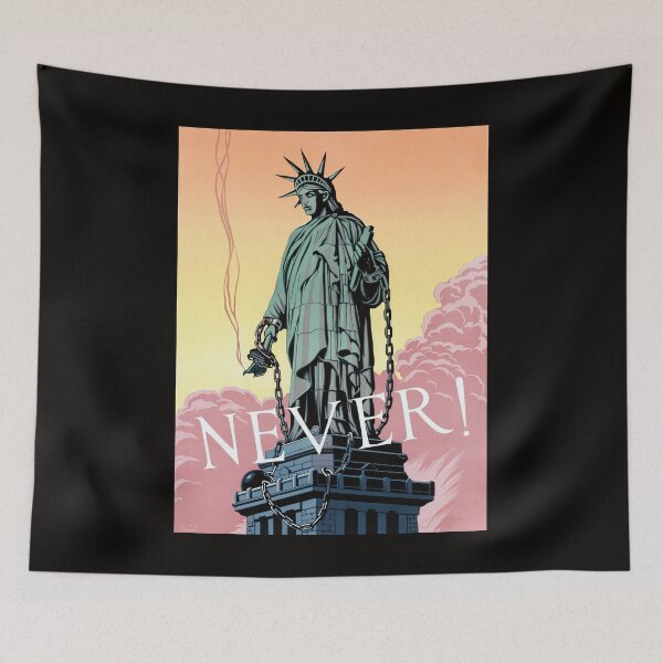 Item preview, Liberty In Chains With Extinguished Torch - Never - WW2 Propaganda  designed and sold by warishellstore.
