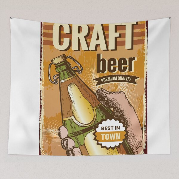 Item preview, Craft Beer Premium Quality Poster designed and sold by mischellero.