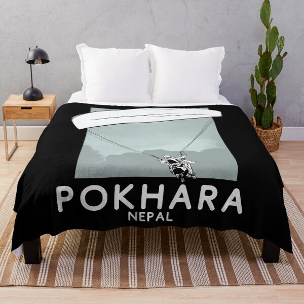 Item preview, Pokhara Nepal Paragliding designed and sold by Hoiho Adventure Shirts.