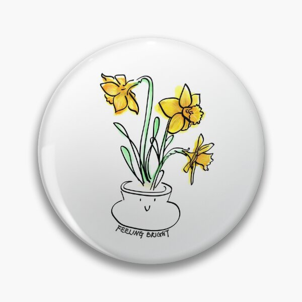 Item preview, potted daffodil flower plant designed and sold by LiquidCats.