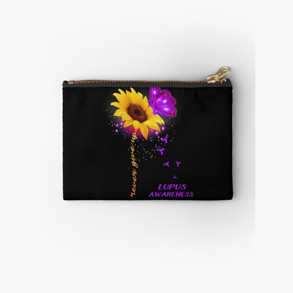 Item preview, Never Give Up Sunflower Ribbon Lupus Awareness designed and sold by deputylove.