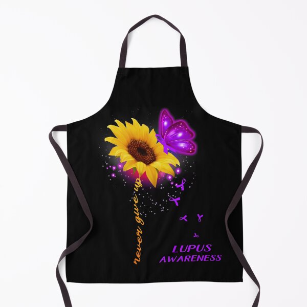 Item preview, Never Give Up Sunflower Ribbon Lupus Awareness designed and sold by deputylove.
