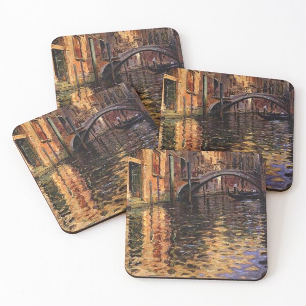 Item preview, Pont de Angelo Venice - Venice Artwork By Louis Aston Knight designed and sold by molamode.