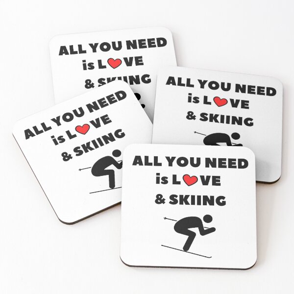 Item preview, All you need is love and skiing designed and sold by TheGreenGoat.