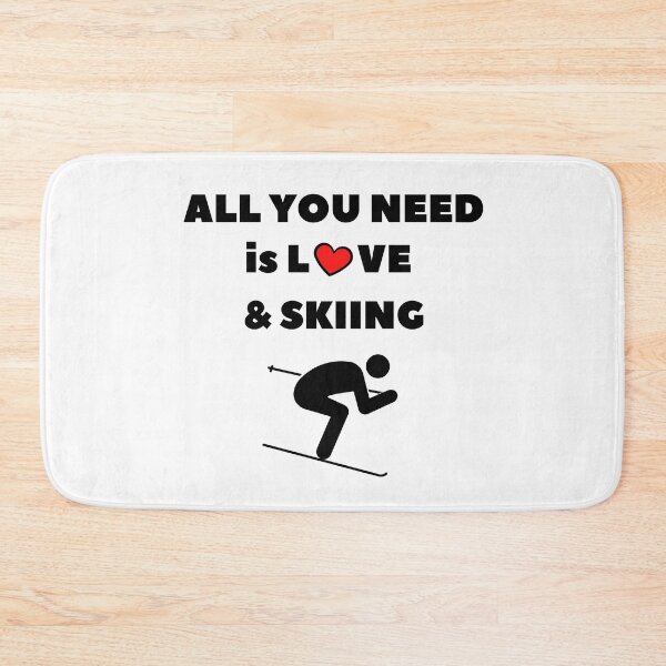 Item preview, All you need is love and skiing designed and sold by TheGreenGoat.